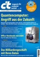 ct Magazin fuer Computertechnik 23/2025