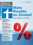 Stiftung Warentest Finanztest 09/2014