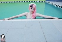 SuicideGirls - MissCherryButton Pool Nymph - 66 Pics