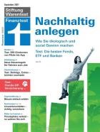 Stiftung Warentest Finanztest 09/2021