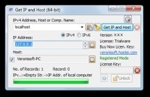 Veronisoft Get IP and Host 1.5.7 (x86)