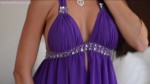 JanessaBrazil 13 09 23 Purple Bling Glam Dress