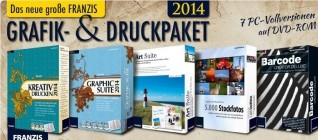 Das neue Franzis Grafik und Druckpaket 2014