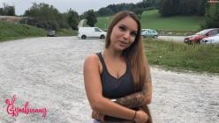 MyDirtyHobby - Gymbunny - Fotzenstopf am Pendlerparkplatz - Das erste mal Gespuckt