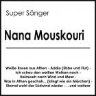 Nana Mouskouri - Super Sänger