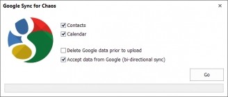 Chaos Software Google Sync 1.0.0.1