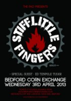 Stiff Little Fingers - Corn Exchange Bedford UK 2013 