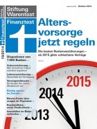 Stiftung Warentest Finanztest 10/2014